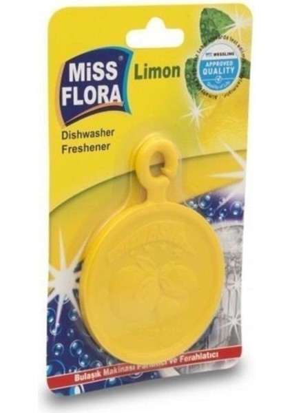 Miss Flora Limon Bulaşık Makinesi Parlatıcı Ferahlatıcı