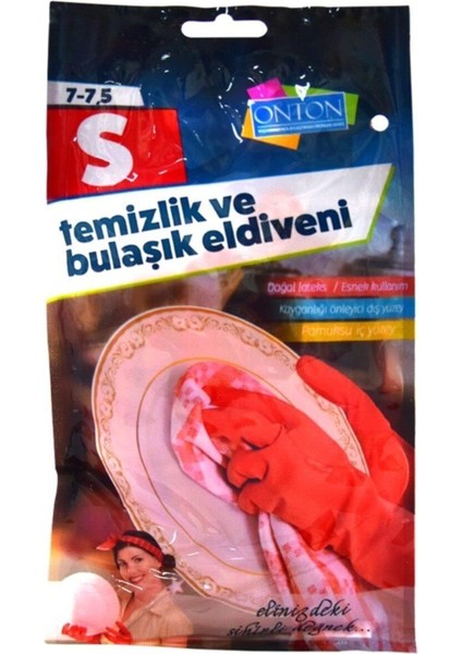 Kırmızı Temizlik ve Bulaşık Eldiveni