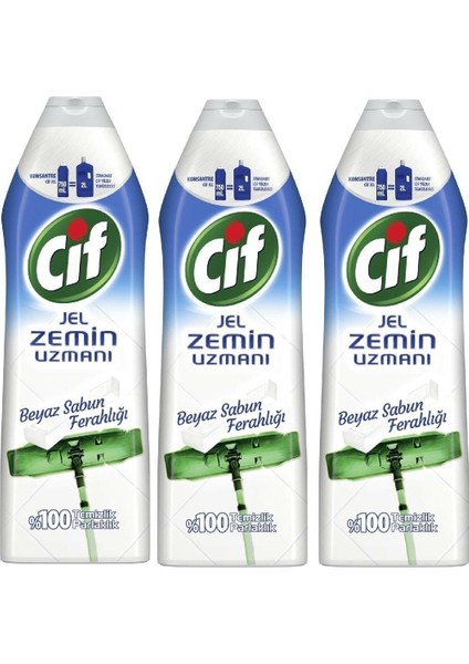 Jel Zemin Uzmanı Beyaz Sabun Ferahlığı 750 ml 3