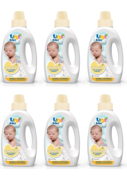 Yeni Doğan Çamaşır Sabunu 6 Adet 1500 ml