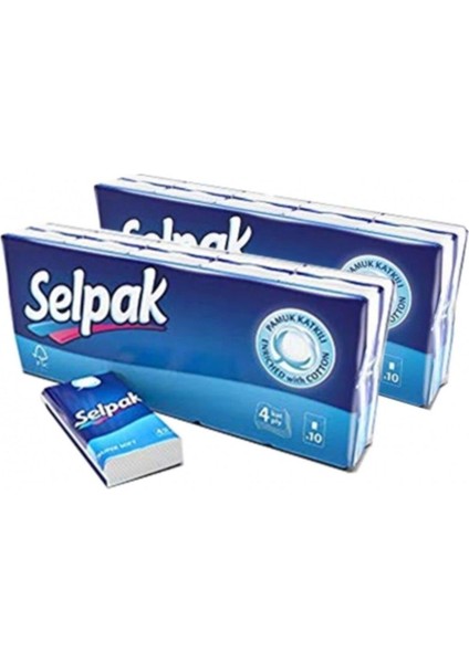 Klasik Cep Mendili 10LU x 2 Adet