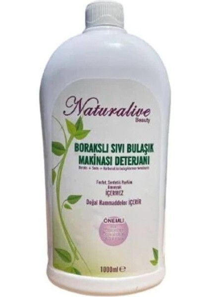 Borakslı Sıvı Makine Bulaşık Deterjanı - 1 Lt