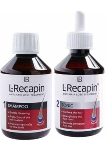 L-Recapin 1+1 Karşıtı Şampuan ve Tonik Set 200ML
