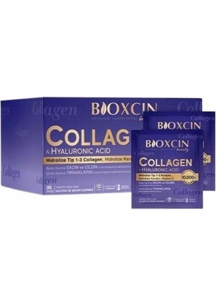 Beauty Collagen Hyaluronic Acid 30 Saşe 11 gr 10.000 Mg Kolajen