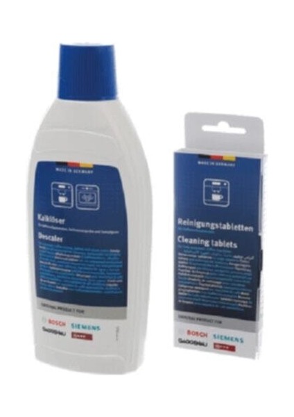 Siemens Kahve Makinası Temizleme Seti Tabletli