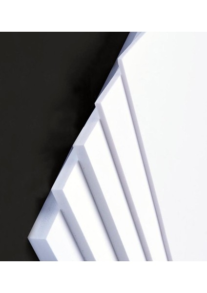 5 mm Beyaz Foreks Levha Pvc Foam Levha Dekota Levha Maket Malzemesi
