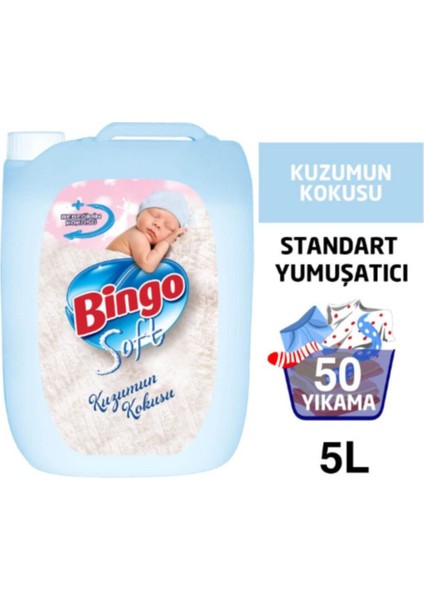 Soft Yumuşatıcıl Kuzumun Kokusu 5 Lt*2 Adet