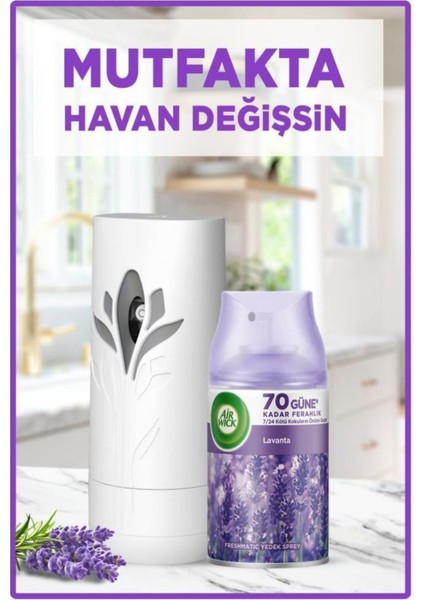 Oda Kokusu Freshmatic Makine Yedek Spreyi Lavantax6