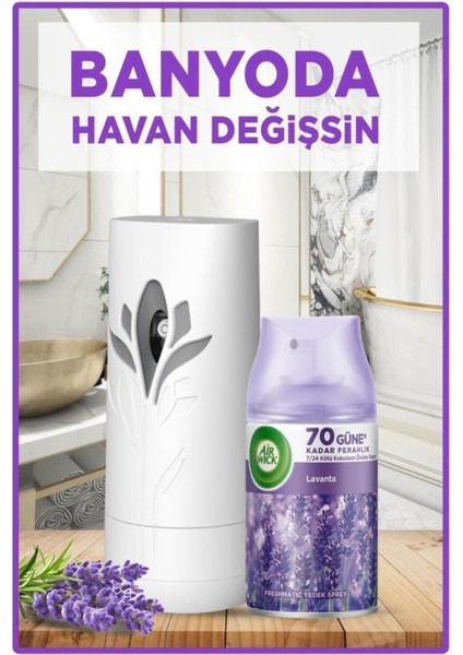 Oda Kokusu Freshmatic Makine Yedek Spreyi Lavantax6