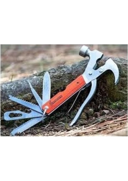 Çekiçli Çok Amaçlı Kampçı El Aleti