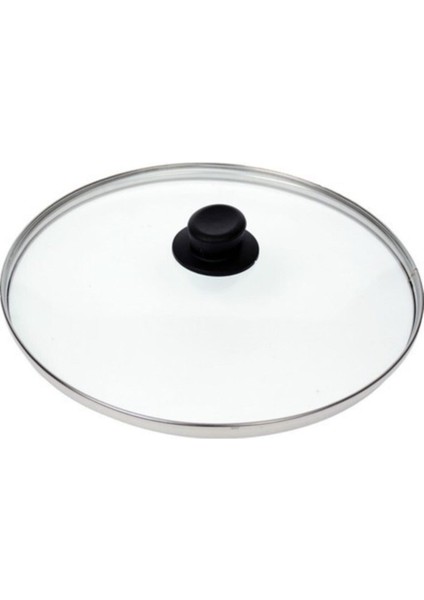 Cam Kapak Tencere Tava Kapağı 30 cm Cam Kapak 30