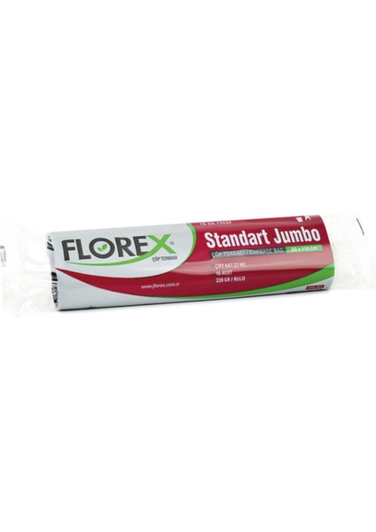 Standart Jumbo Siyah Çöp Poşedi 20 Rul