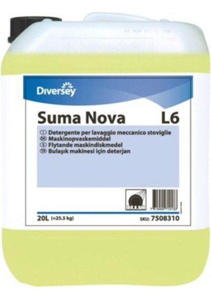 Suma Nova L6 Bulaşık Makinesi Deterjanı 20 Lt