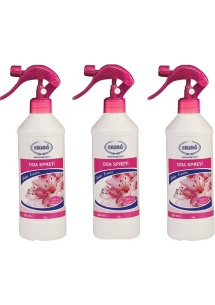 3x Bahar Kokulu Oda Spreyi 500 ml