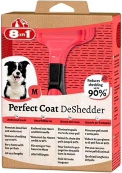 Perfect Coat Deshedder Furminator Orta Irk Köpek Taragi Medium