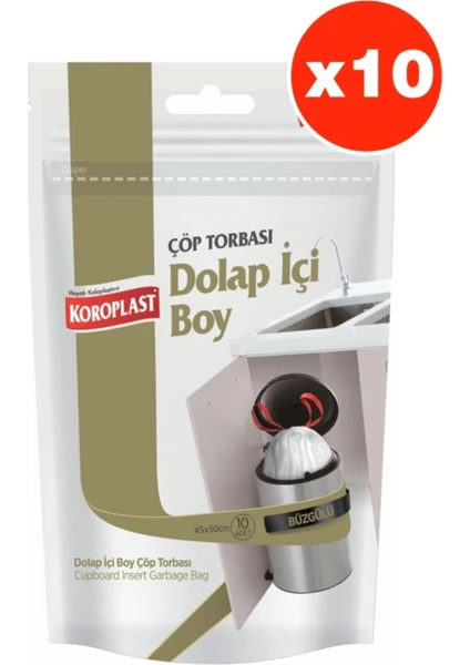 Dolap Içi 10LU Çöp Torbası x 10 Paket (45 x 50 cm)