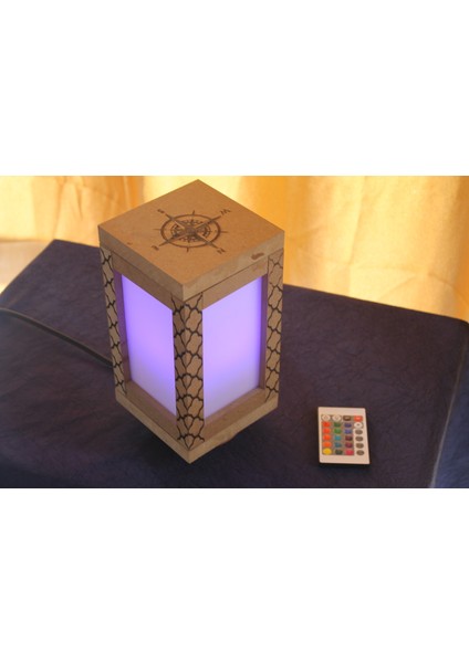 Masa Üstü LED Aydınlatma (Rgb) Kumandalı/gece Lambası/dekoratif Aydınlatma