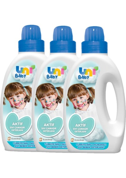 Sıvı Çamaşır Deterjanı 1500 ml x 3 Adet
