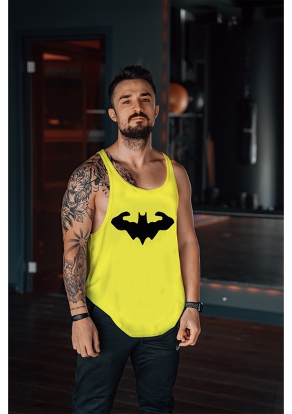 Muscle Batman Gym Fitness Tank Top Sporcu Atleti