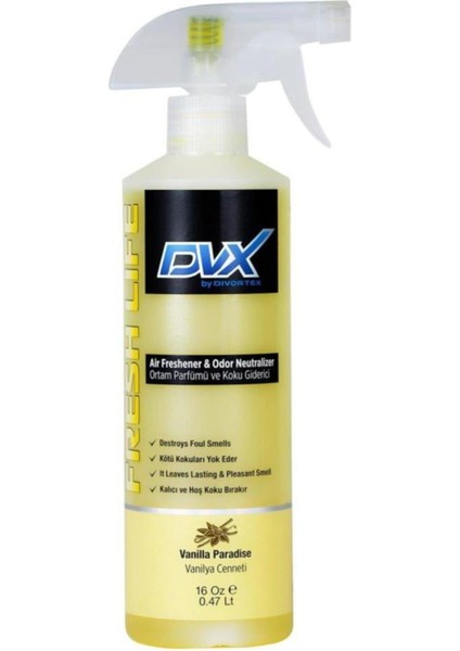 Fresh Life Vanilya Cenneti Ortam Kokusu 16 Oz 473 Ml.