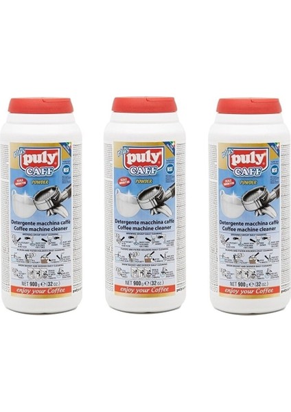 Puly Caff Kahve Makinesi Temizleme Deterjanı 900 G 3 Ade