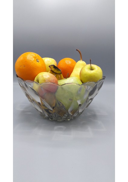 Cam Kristal Sunumluk Meyvelik Ç:24 H:12CM fiyatları