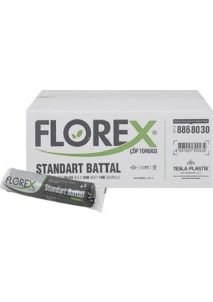 Standart Battal Boy Siyah Çöp Torbası 72X9