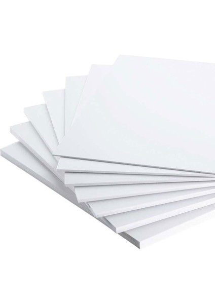3mm Beyaz Foreks Levha Pvc Foam Levha Dekota Levha Maket Malzemesi