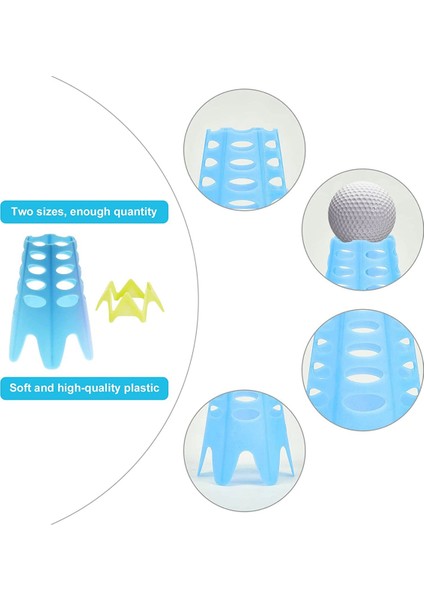 Golf Simülatörü Tees, 18 Adet Kapalı Golf Tees Golf Mat Tees Plastik Golf Tees Uygulama Golf Tees, Uzun + Kısa (Yurt Dışından) fırsatları