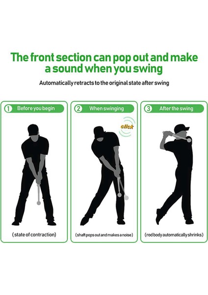 Golf Swing Trainer Yardımı - Esneklik, Tempo ve Güç Için Golf Swing Eğitim Yardımı Golf Isınma Çubuğu (Yurt Dışından) indirimleri