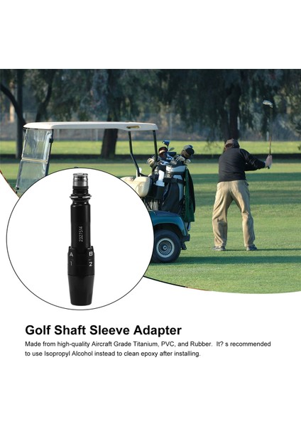.335 Golf Şaft Kovanı Adaptörü Titleist TS1,TS2,TS3,TS4,917/915/913D, Sürücü Ucu, Lh&rh ile Uyumlu (Yurt Dışından) fırsatları