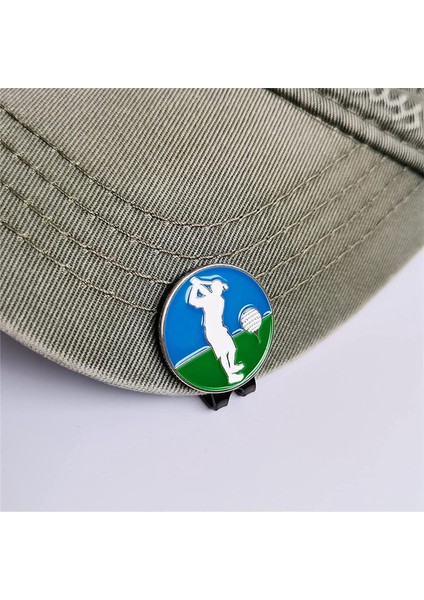 Manyetik Golf Şapkası Klipler Golf Eldivenleri Için Top Işaretçi Tutucuları Şapkalar Torbalar Kapaklar Vizör Kemeri, Gümüş (Yurt Dışından)
