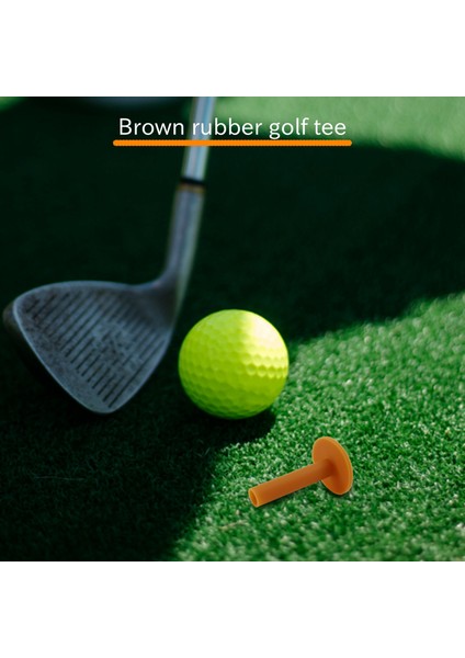 3 Parça Golf Tees Kahve Dayanıklı Tee Sürüş Aralığı 60/ 70/ 80 mm (Yurt Dışından) modelleri