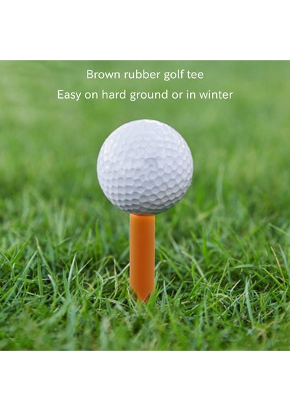3 Parça Golf Tees Kahve Dayanıklı Tee Sürüş Aralığı 60/ 70/ 80 mm (Yurt Dışından) fırsatları