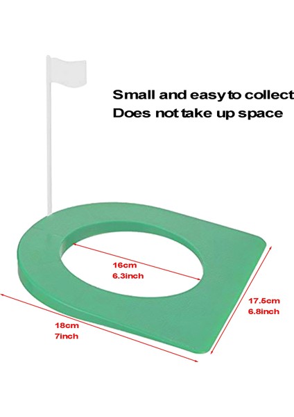 Adet Golf Vuruş Kupası ve Bayrak Golf Vuruş Deliği Uygulama Yardımcıları Golf Vuruş Eğitim Mat Için Bayrak ile (Yurt Dışından) modelleri