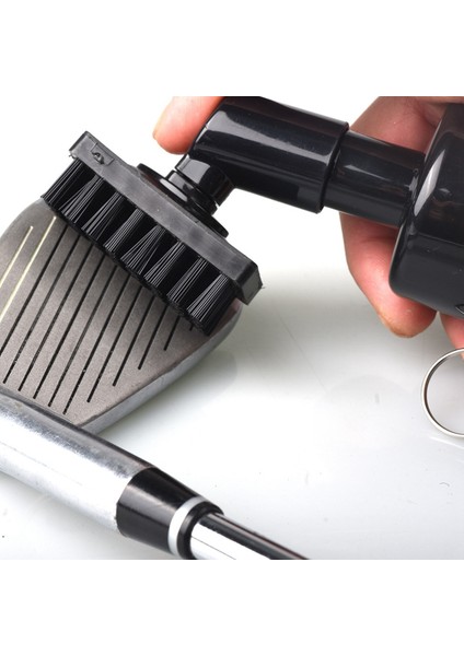 Profesyonel Golf Fırçası Su Tutabilir Temiz Golf Topu Kulübü Atıcı Aksesuarları Anahtarlık ile Taşıması Kolay Siyah (Yurt Dışından) indirimleri