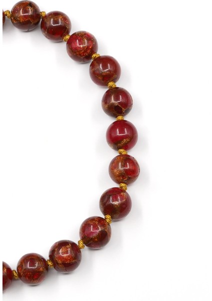 Murano Yıldız Taşı Doğal Taş Makrome Örme Bileklik fiyatları