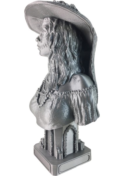 Dorden 3D La Catrina Figür La Calavera De La Catrina Dekoratif Bust