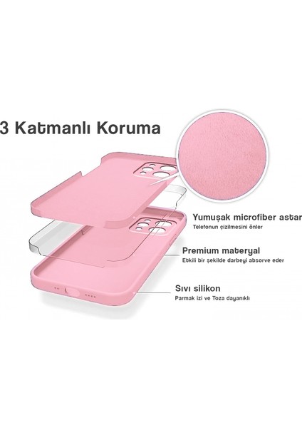 Xiaomi Redmi 12 Kılıf Kamera Korumalı Içi Kadife Lansman Silikon Kapak modelleri