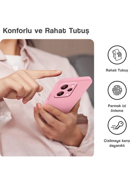 Xiaomi Redmi 12 Kılıf Kamera Korumalı Içi Kadife Lansman Silikon Kapak fırsatları