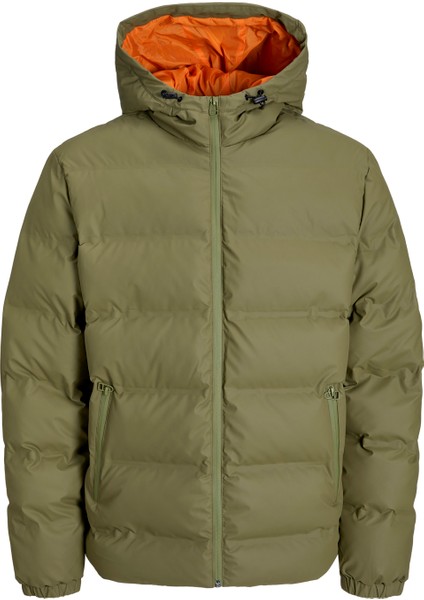 Jack & Jones Suya ve Rüzgara Dayanıklı Kapüşonlu Puffer Mont - Elements