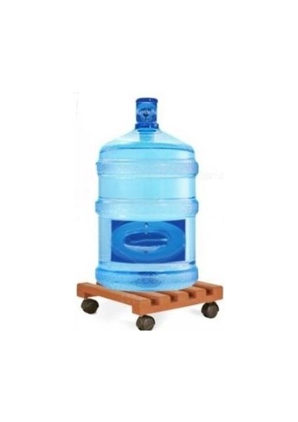 Ahşap Saksı Altlığı Damacana Tüp Saksı Sehpası modelleri