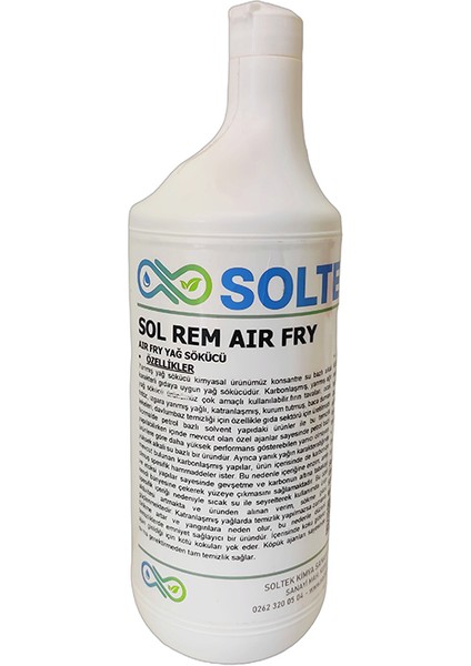 Soltek Kimya En Güçlü Air Fry Yağ Sökücü - Air Fry Yağ Sökücü