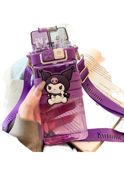 Sanrio Çilek Ayı Çocuk Su Bardağı Yaz Yüksek Değerli Sevimli Hasır Bardak Net Kırmızı Öğrenci Taşınabilir Plastik Bardak (Yurt Dışından)