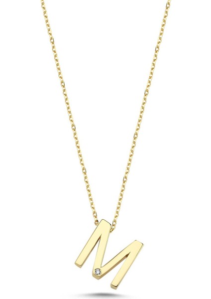 Minimal Harf Kolye M