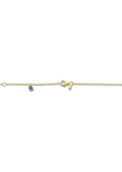Minimal Taşlı Kilit Kolye
