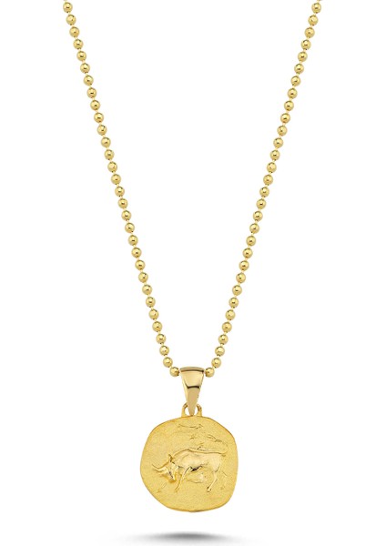 14 Ayar Altın Burç Boğa Kolye fiyatları