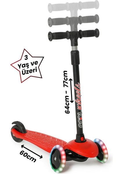 Star Işıklı 3 Tekerlekli Çocuk Scooter fiyatları