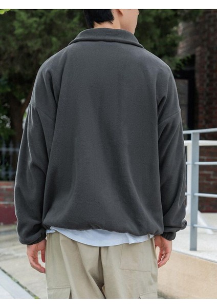 Erkek Polar Oversize Sweatshirt Polar Sweatshirt fırsatları