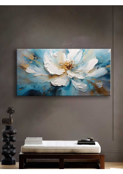 Abstract Art Flower Dekoratif Kanvas Tablo - VOOV2554